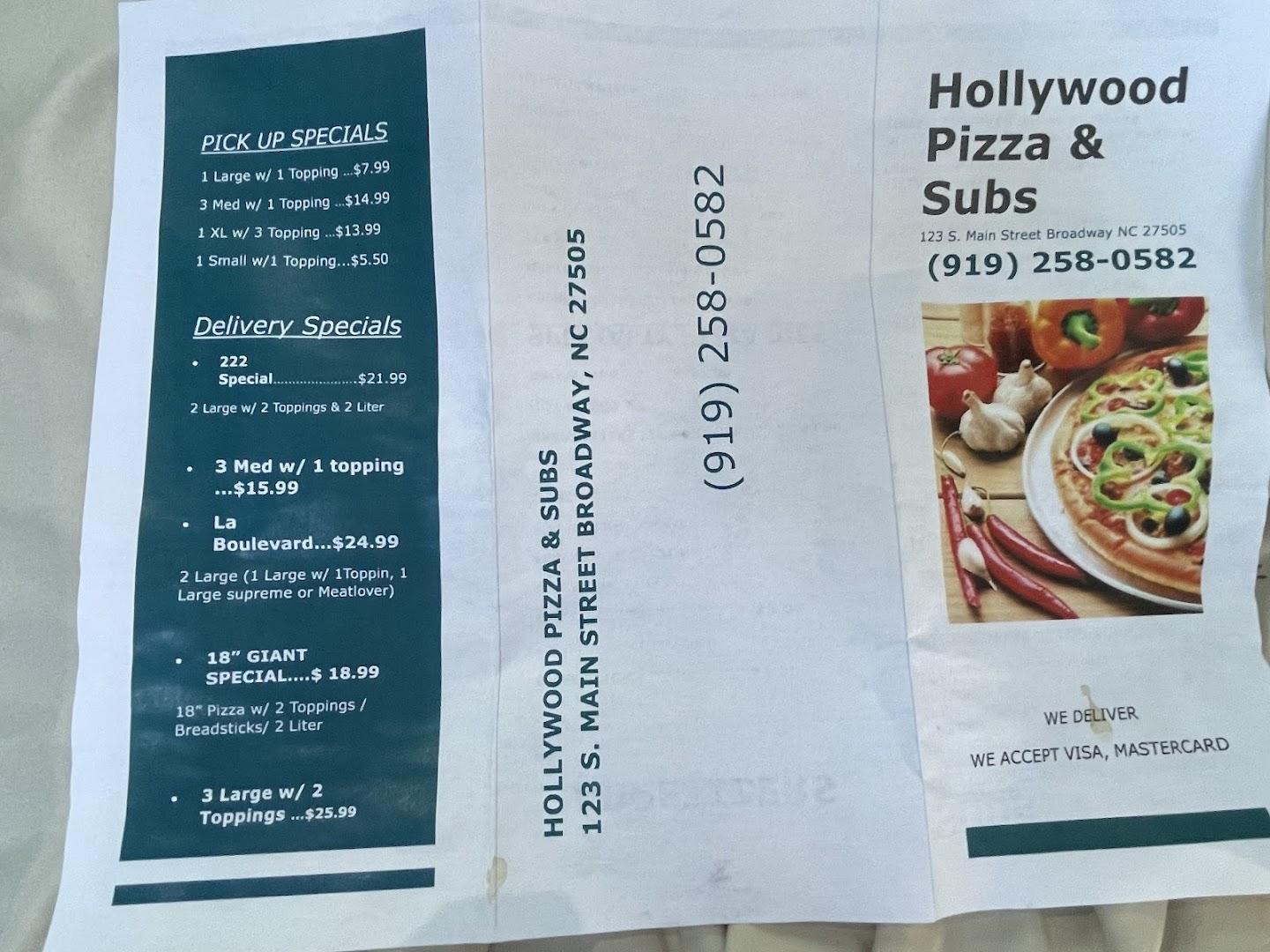 Hollywood Pizza & Subs